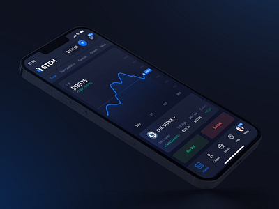 StemX Token Market app ui blockchain crypto crypto platform cryptocurrency dashboard defi finance fintech game design gaming graphic design mobile app payments platfotm trade ui design ux design wallet web design