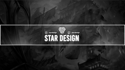 black aesthetic channel background branding graphic design