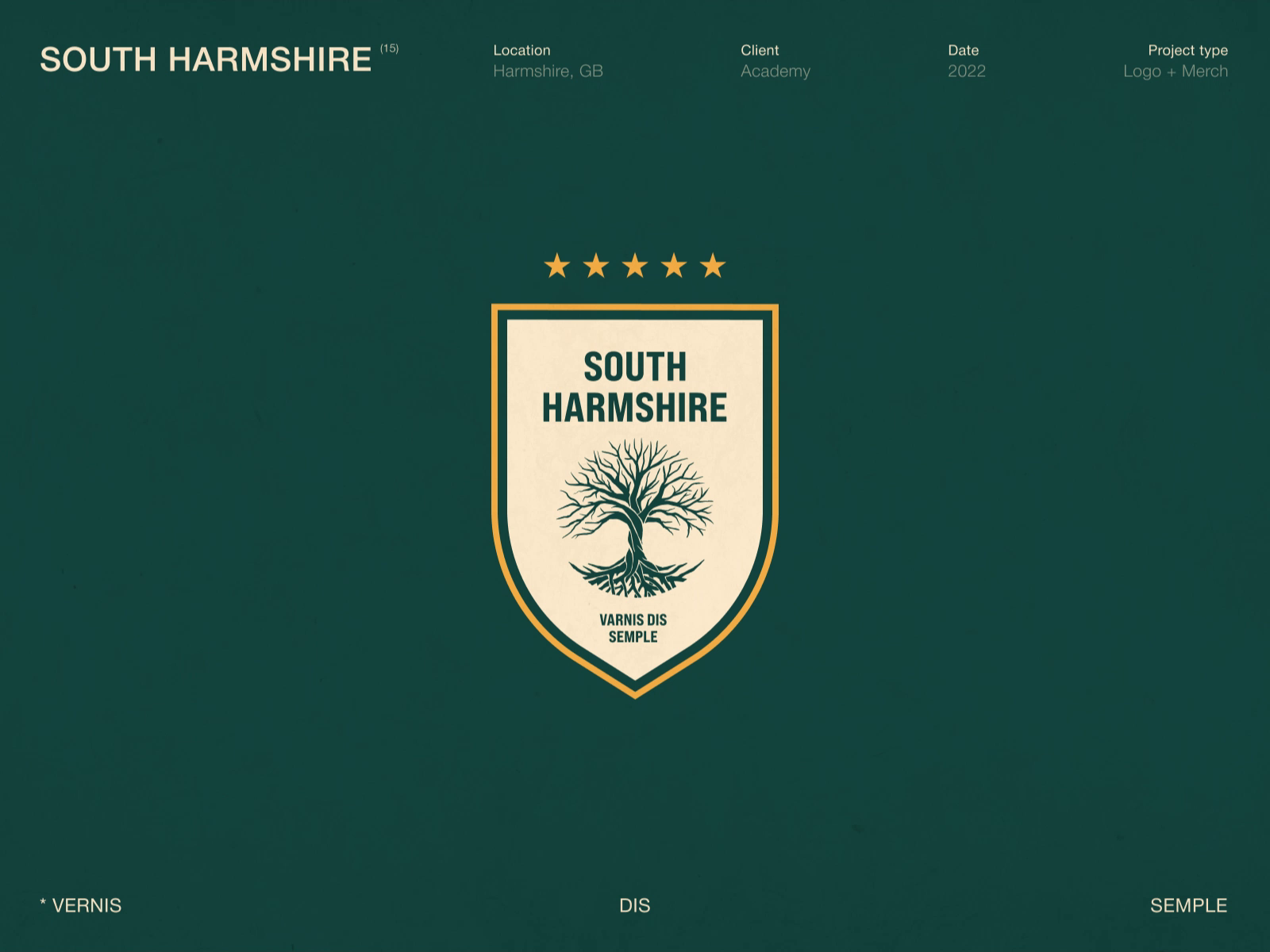 Example of South Harmshire® / Branding
