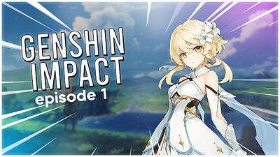 genshin impact video template 1 branding graphic design logo