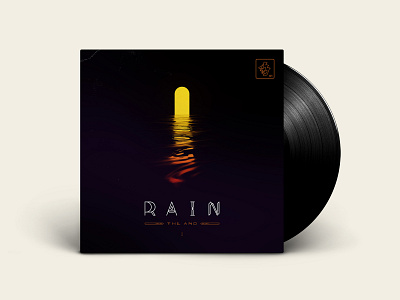 RAIN - The And - Chapter 1 3d adobe album blender blender 3d cosmic doorway explore graphic art graphic design hip hop instrumental magic music packaging design record type typography vector vinyl