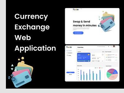 Money exchange App casestudy crypto currency graphic design product designer