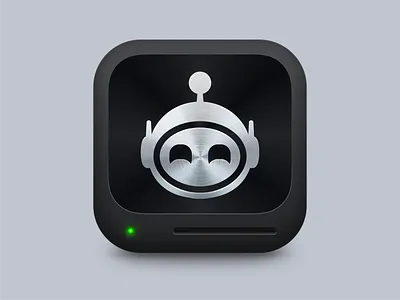 Apollo Obsidian apollo black clean design icon icon design iconography ios ios16 logo minimal reddit ui ux white