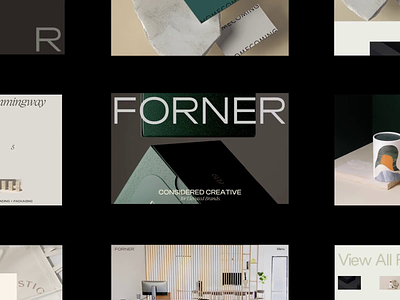 FORNER Studio About Page grid synchronized ui ux video web website