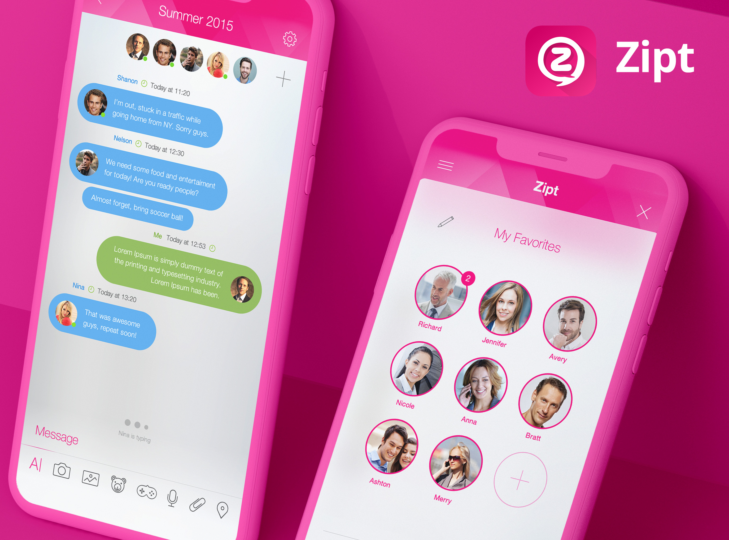 Zipt - Free Calls & Messages app bale branding campaigns design logo mihael.net mobile mobile app design print rwd social media tvos app design ui ux video ads watch design web design zipt