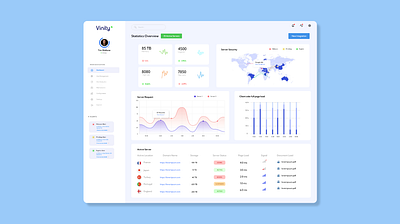 Vinity Dashboard Design graphic design ui ux design website design