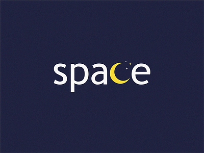 space logo moon space
