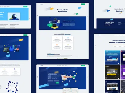 Lazuli agency : webdesign 3d agency animation graphic design illustration ui design ux design website