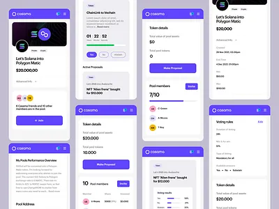 Casama | Pool Details mobile bazen agency bitcoin blockchain crowdfunding crypto crypto app crypto desktop app crypto mobile app crypto ui crypto wallet cryptocurrency dashboard defi finance fintech mobile dashboard saas ui ui card ux