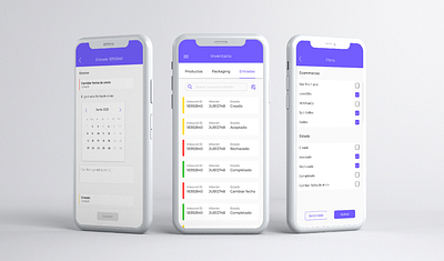 Kubbo Smart Logistics App app design dashboards filters lists logistics saas tables ui design ux design uxui