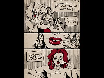 Poison comic comic book artist comicbookartist drawing illustration ink inking penciler sketch sketching