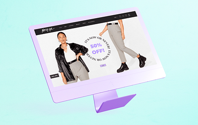 Nasty Gal - Website design concept design ecommerce fashion homepage nasty gal ui design ux design web design website design