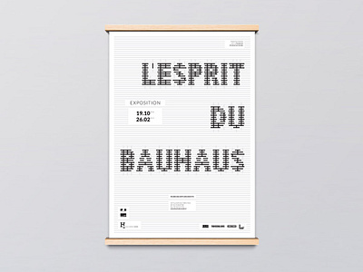 L'Esprit du Bauhaus / Poster design bauhaus ecv ecv provence poster poster design print print design