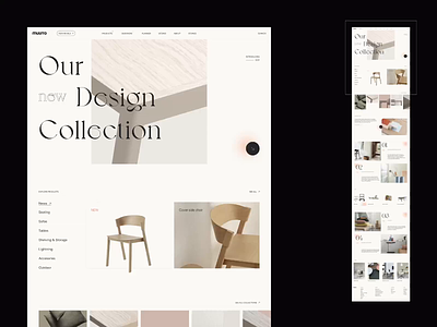 Muuto - Homepage animation branding concept grid interior layout minimalist motion muuto redesign scroll typography ux