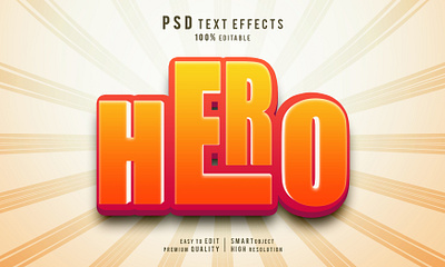 Creative Hero 3d editable text effects layer mockup template 3d 3d editable text effect 3d text 3d text effect branding effects text effect text effect font typography