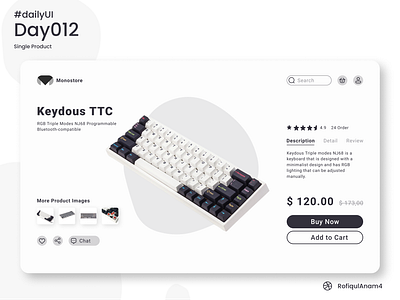 Daily UI 012 | Single Product @RofiqulAnam4 012 dailyui design graphic design illustration logo single product ui uidesign userinterface ux uxdesign