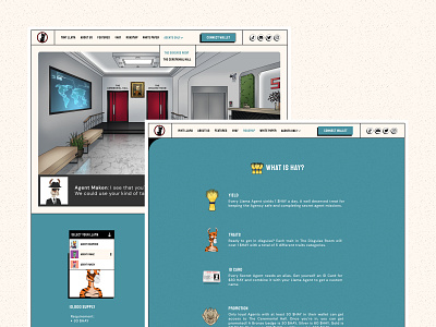 SECRET LLAMA AGENCY - NFT Web Pages 2d design game nft nft art nft project nft ui nft webdesign nft website pfp project responsive website solid ui ui design web pages website