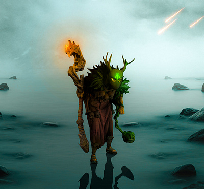 ORIGINAL 3D DRUID NFT CARACTER 3d animation graphic design motion graphics