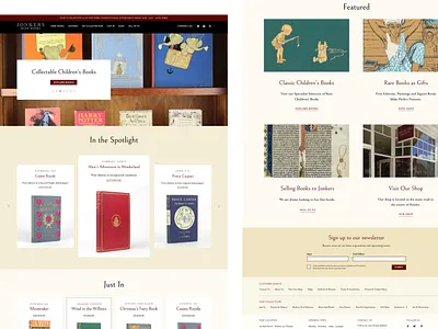 Jonkers Homepage commerce e commerce ecommerce hero homepage products slideshow traditional web design webdesign website website design