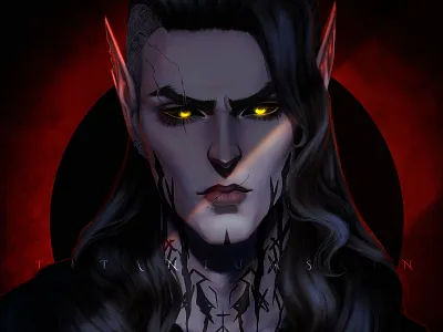 Lethalas digitalart fantasy illustration