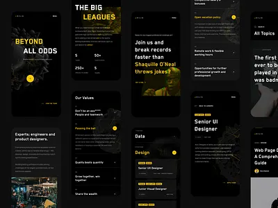 Axilis - Agency Website - Mobile Multishot agency blog blog mobile hero hero mobile home mobile mobile mobile responsive responsive ui website