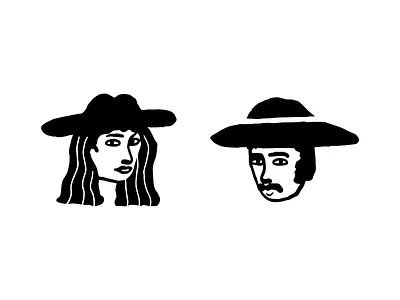 Farmers black and white coffee coffee art coffee design design drawing farmer female farmer graphic design hand drawn handmade illustration male farmer simple texture vector