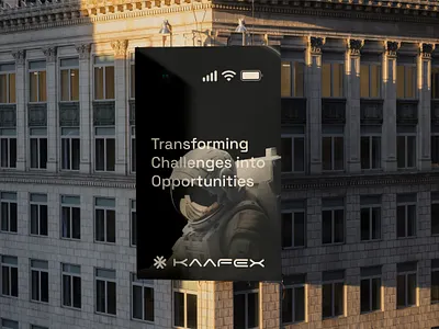 KAAFEX -TRANSFORMING animation branding graphic design logo