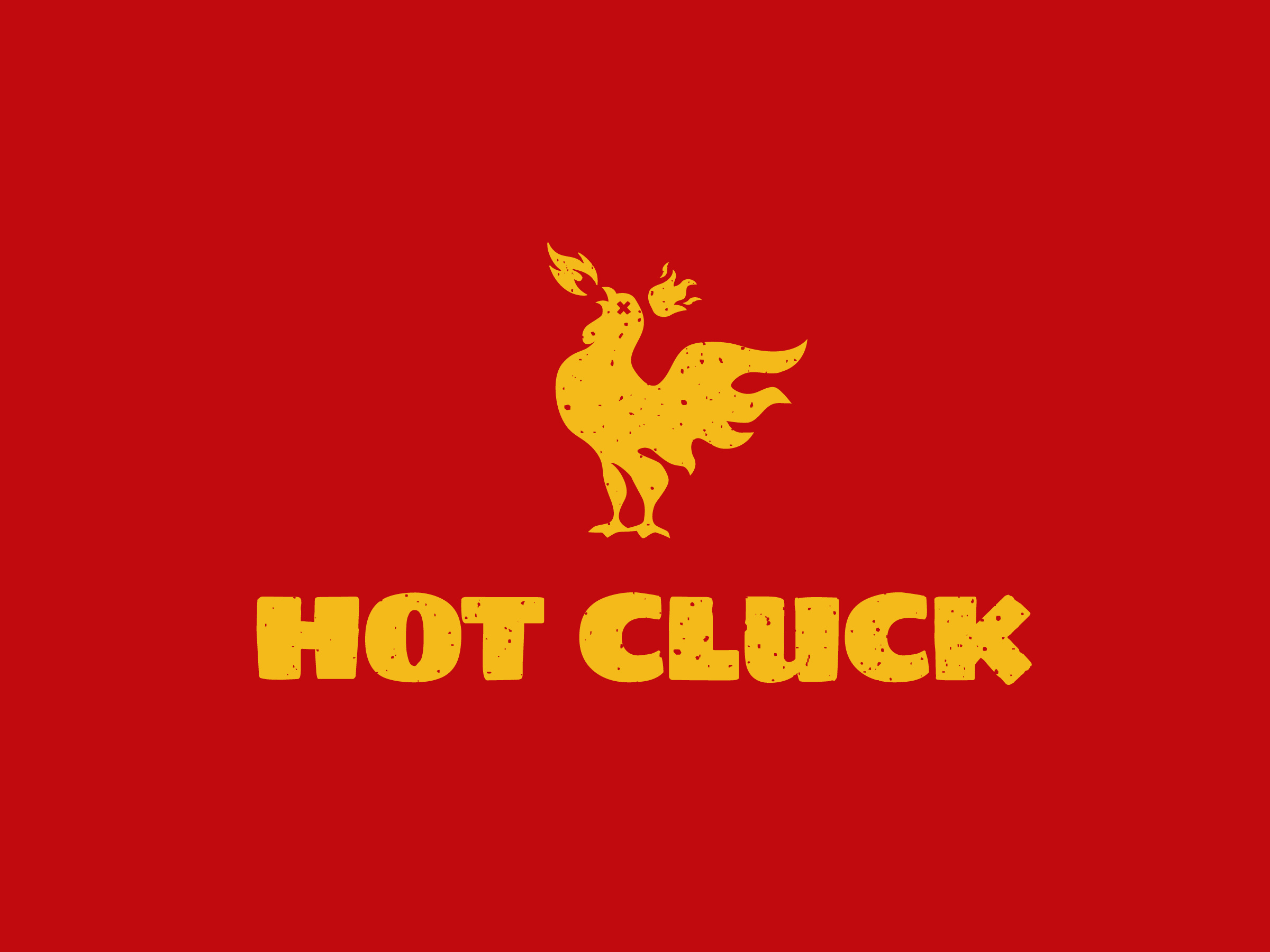 Hot Cluck - Logo branding chicken cluck design fast food food graphic design hot logo rooster spicy