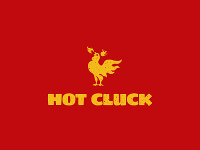 Hot Cluck - Logo branding chicken cluck design fast food food graphic design hot logo rooster spicy