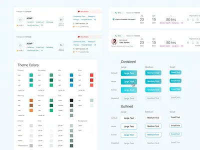 Preceptorlink - Design System atom design system components dashboard design system figma ui ui kit ux web