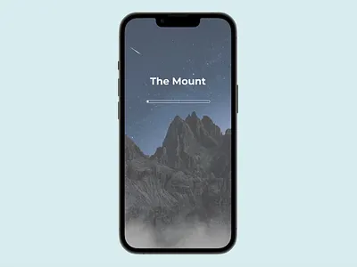 The Mount App — find your desired path 🏔 | loading animation animated animation app application blue design load loading mobile mobile ui mobile ux motion design motion graphics mountains mp4 ui ui design ux video