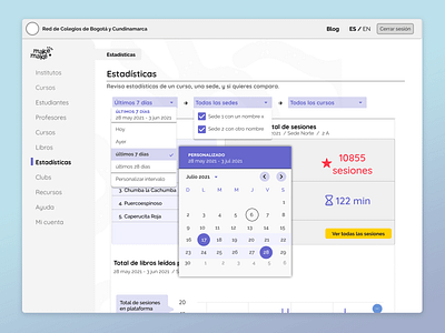 MakeMake / Statistics selection branding design ui