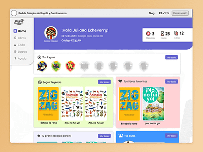 MakeMake / Children Dashboard branding design ui