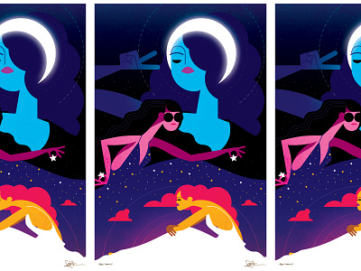 Three Sisters character design filipino folklore illustration legend mythology philippines poster