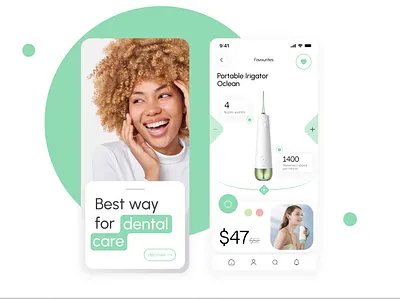 Dental Care Shopping Mobile App app design beauty care dental dental care e commerce health products healthcare app mobile design modern ui online store product showcase shopping shopping app typography ui design ui inspiration user friendly ux design ux ui