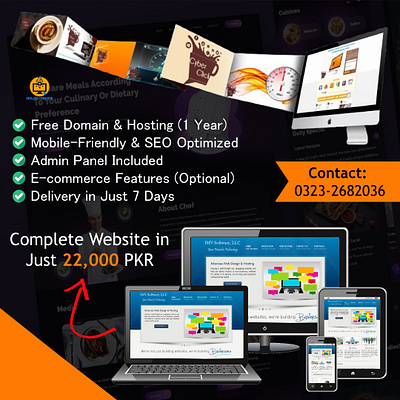 Affordable Web Design | Free Domain & Hosting – Only 22,000 PKR adamjee aptech backend website design excellence free domain front end website graphic designing hosting mustafa personal website responsive website rosetech sir mustafa web development web services webiste website just 22000 website services website template