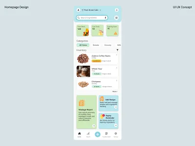 Ingredient Inventory App branding ui