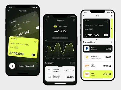 Modern Banking App UI Design app design banking banking app card wallet data visualization digital banking finance finance app finance ui fintech ui interactive design mobile design modern banking money management personal finance ui design ui inspiration user experience ux design ux ui