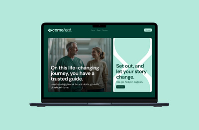 Comeheal - Health Tourism Web Design branding landing page ui web design