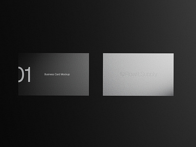 Minimal Business Card business card corporate design minimal monochromatic print