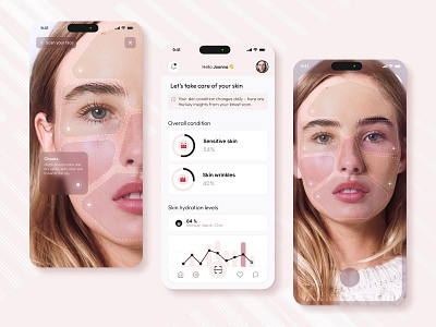 ClearSkin: UI for AI-Powered Dermatology ai app application skincare