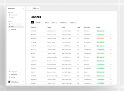 Table Concept Design app clean concept concept design data design mi minimal minimalist table table design ui ux web app web design web design app website website design