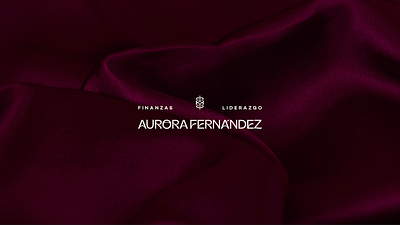 Aurora Fernández Navas - Personal branding branding diseño finanzas linkedin logo logotype marca personal personal branding