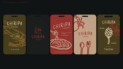 Chiripa - Restaurant branding brand board branding logo logotype restaurant social media web design