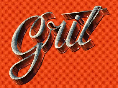 Grit design graphic design ill illustration lettering letters procreate typography