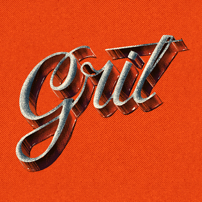 Grit design graphic design ill illustration lettering letters procreate typography