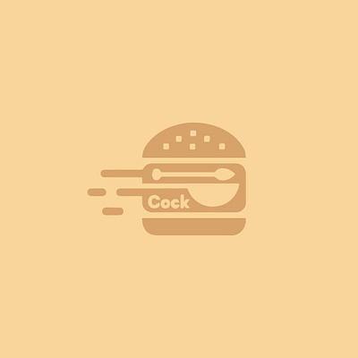 Fast-Food Delivery Brand Logo Design burger delivery food hot logo minimalist modern visual branding.