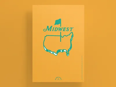 BNG x MDWST bad news goods masters midwest poster rebound stickermule