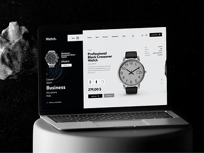 Watch. Store ecommerce store ui ux watch