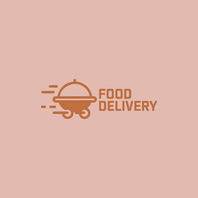 Food Delivery Minimalist Modern Logo Design deisgn delivery food illustrator logo minimal timeless aesthetic.